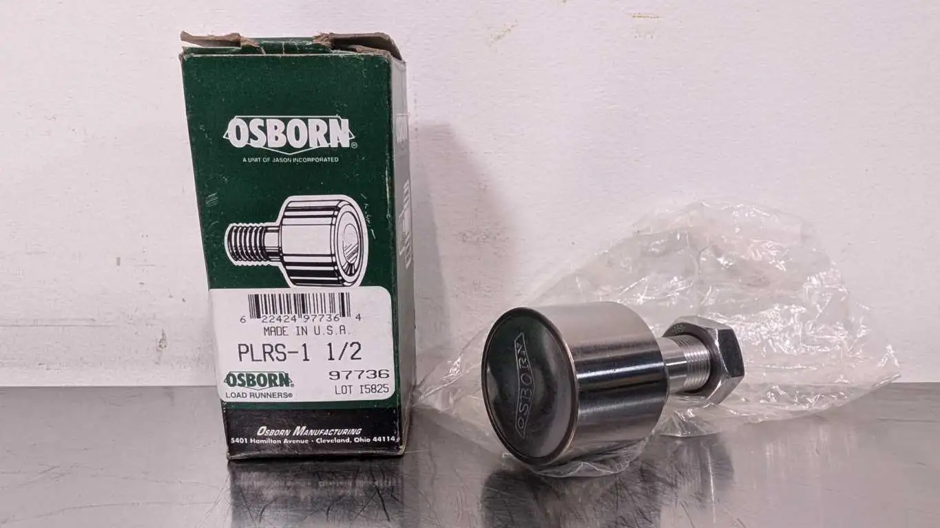 Osborn PLRS-1-1/2 Heavy Duty Load Roller 1-1/2″ OD Cam Follower