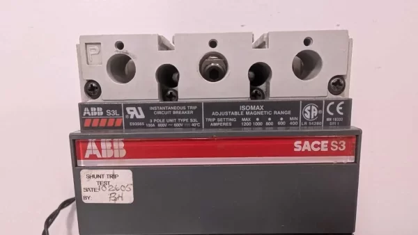 SACE S3, ABB, Circuit Breaker, S3L