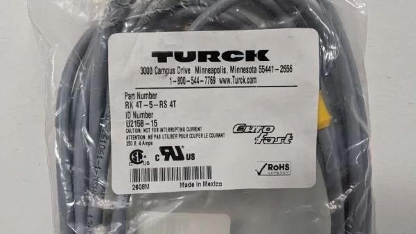 RK 4T-5-RS 4T, Turck, Cordset, U2158-15