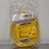 Turck PKG 4M-2 Cordset U2503-14 2m M8 Yellow 4 Pin Female 4 Wire 26AWG
