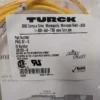 Turck PKG 3Z-2 Cordset U2133-9 2m M8 Yellow 3 Pin Female 3 Wire 24AWG