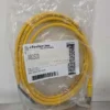 IFM Efector W80500 Cordset TRS-DC-P/N-SOL-PVC-2M/W 2m M8 Yellow 3 Pin Female 3 Wire 24AWG Brad