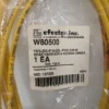 IFM Efector W80500 Cordset TRS-DC-P/N-SOL-PVC-2M/W 2m M8 Yellow 3 Pin Female 3 Wire 24AWG Brad