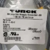 Turck RK 4T-2-RS 4T Cordset U2151-3 2m M12 Gray 4 Pin Male 5 Pin Female 20AWG