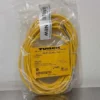 Turck PKG 4M-5 Cordset U0058-10 5m M8 Yellow 4 Pin Female 4 Wire 26AWG