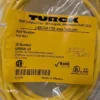 Turck PKG 4M-5 Cordset U0058-10 5m M8 Yellow 4 Pin Female 4 Wire 26AWG