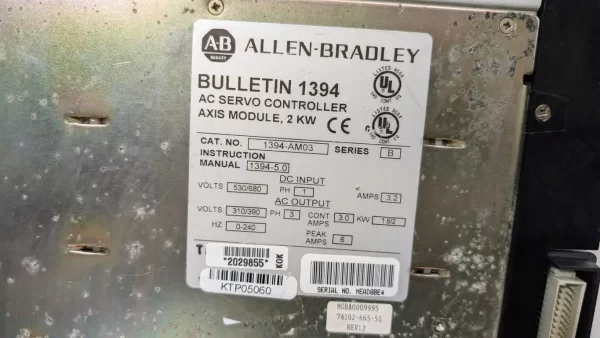 1394-AM03, Allen-Bradley, AC Servo Controller Axis Module