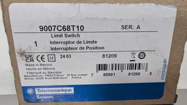 9007C68T10, Telemecanique, Limit Switch