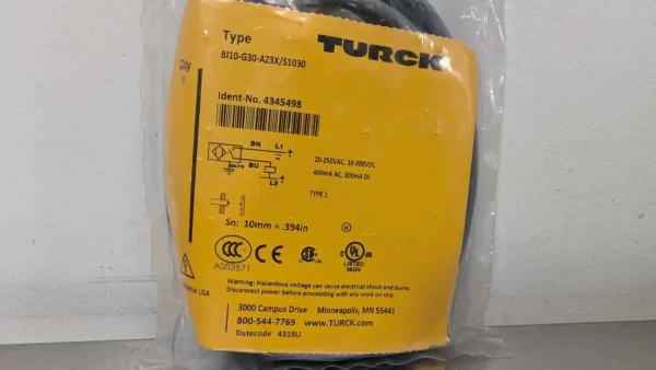 BI10-G30-AZ3X/S1030, Turck, Inductive Sensor, 4345498