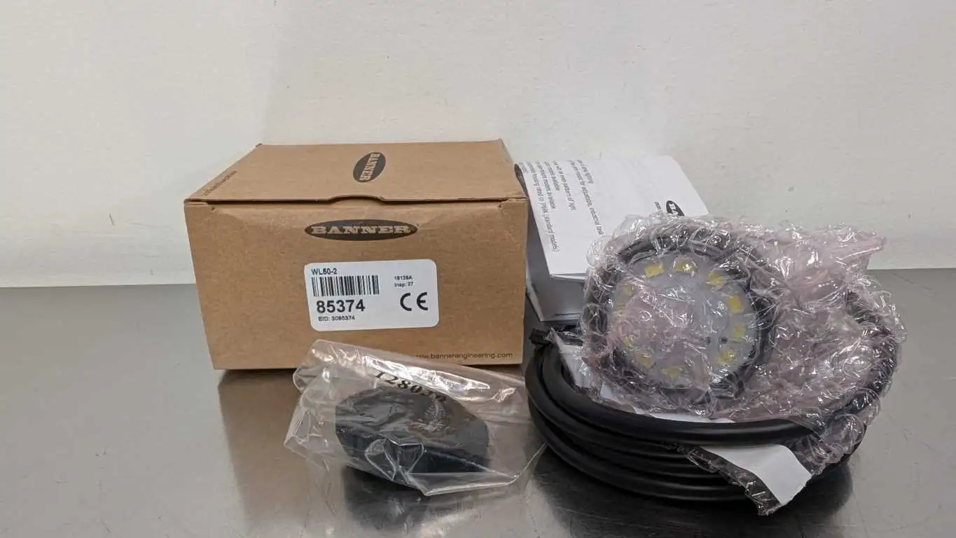 Banner WL50-2 Work Light 85374 2m Cable White 12-30VDC 12-30VDC