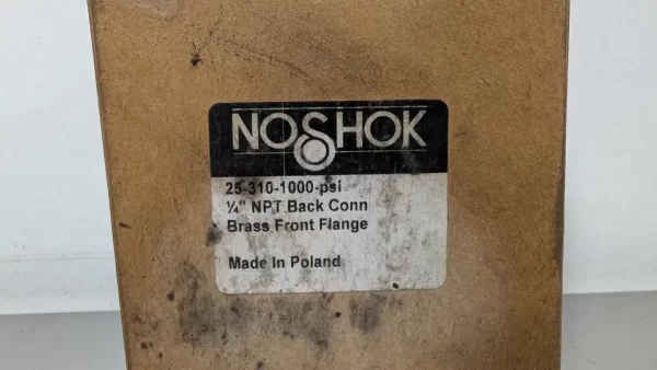 25-310-1000-psi, Noshok, Brass Pressure Gauge