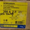 Square D QOM2200VH Circuit Breaker 200A 120/240VAC 200A 120/240VAC