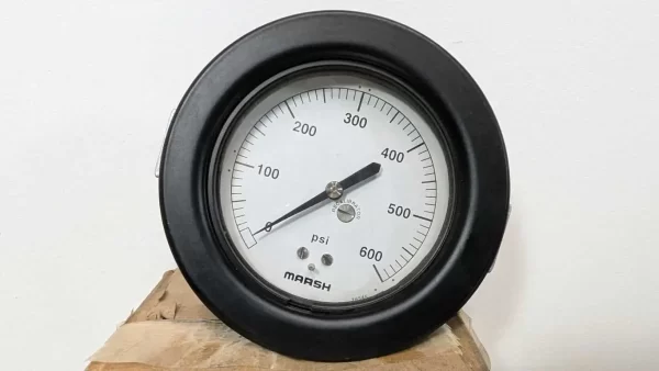 H2064, Marsh Bellofram, Pneumatic Pressure Gauge, 3.5 QUAL-B 1/4 NPT