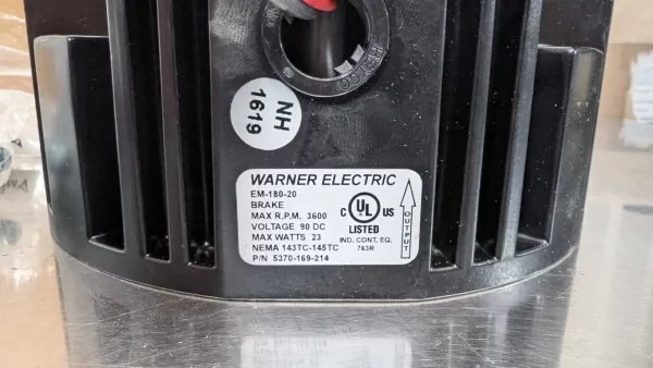 EM-180-20, Warner, Motor Brake, 5370-169-214