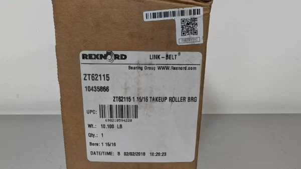 ZT62115, Rexnord, Take Up Bearing Unit, 10435866