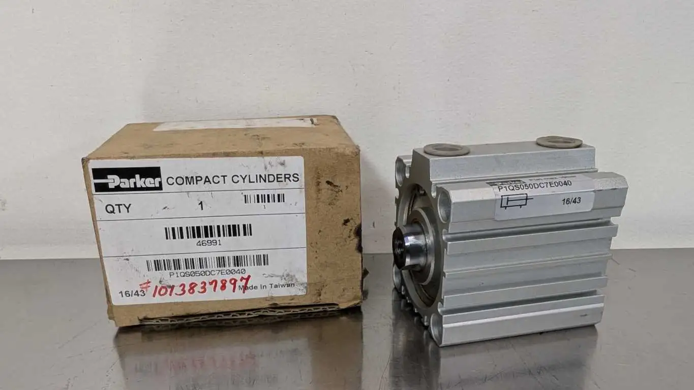 Parker P1QS050DC730040 Pneumatic Cylinder 40mm Stroke 50mm Bore Double Acting