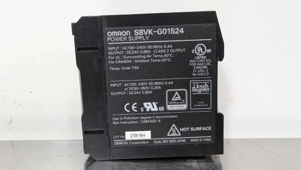 S8VK-G01524, Omron, Power Supply