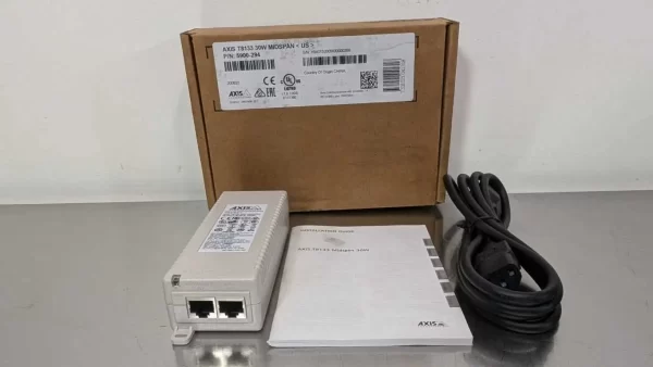 5900-294, Axis Communications, Power over Ethernet Injector, T8133 Midspan 30W