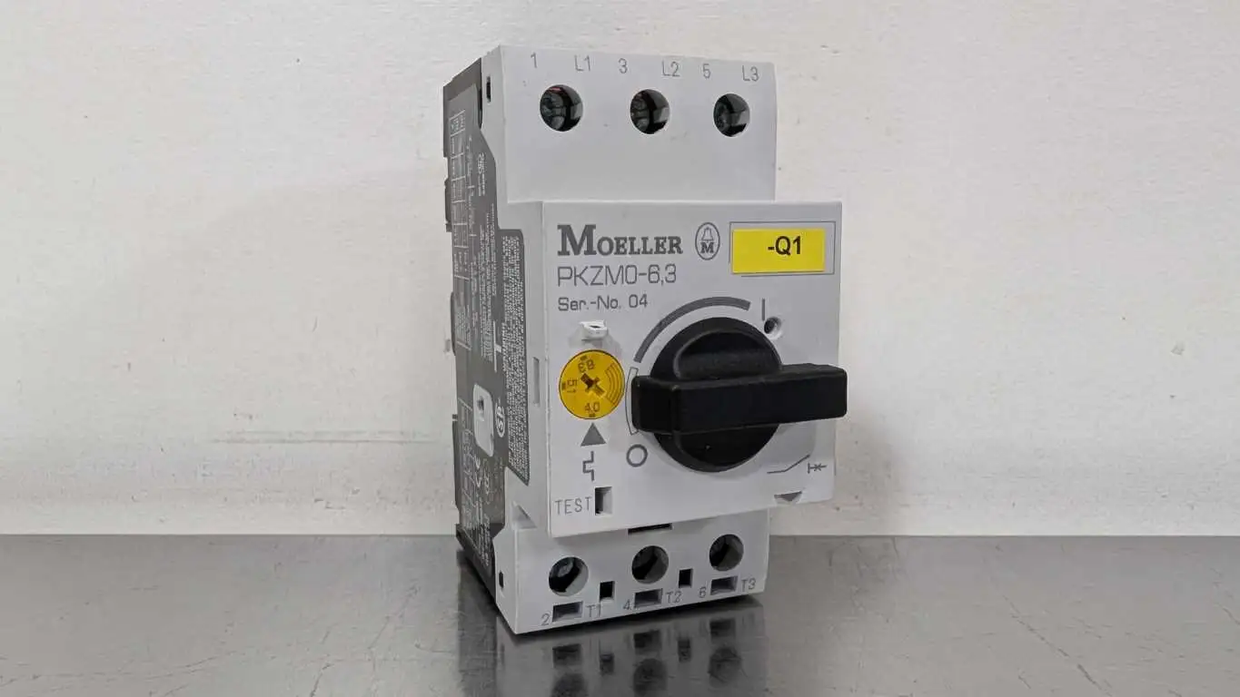 Moeller PKZM0-6,3 Manual Motor Starter Circuit Breaker 4.0-6.3A