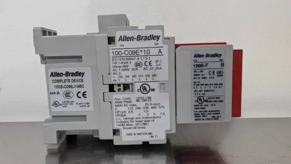 100S-C09EJ14BC, Allen-Bradley, Safety Contactor, PN-34055