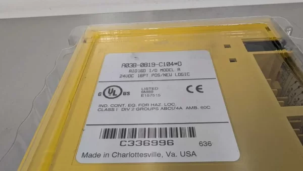 A03B-0819-C104#D, Fanuc, Input Module, AID16D