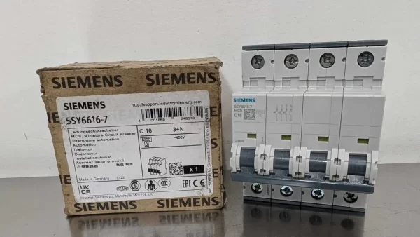 5SY6616-7, Siemens, Miniature Circuit Breaker, C16