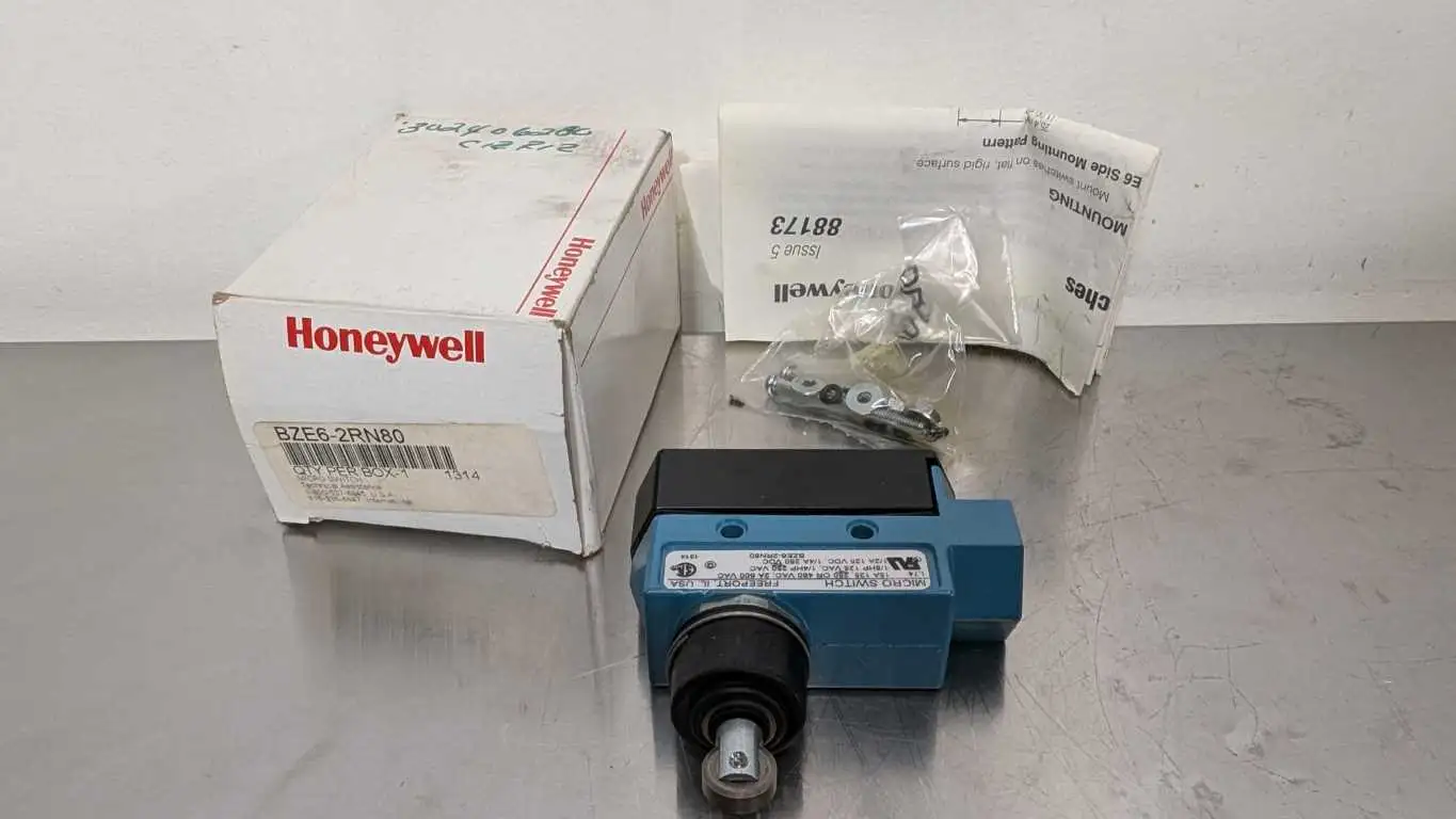 Micro Switch BZE6-2RN80 Limit Switch Honeywell 125/250/480/600VAC 15A/2A