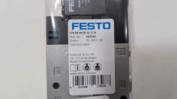 CPE18-M1H-5L-1/4, Festo, Solenoid Valve, 163142