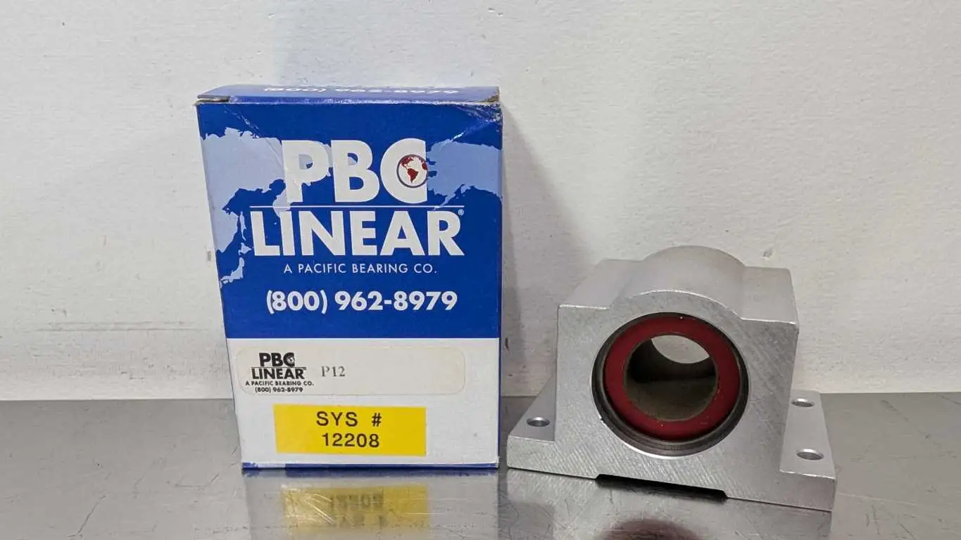 PBC Linear P12 Pillow Block Bearing 3/4″ ID x 2″ Long