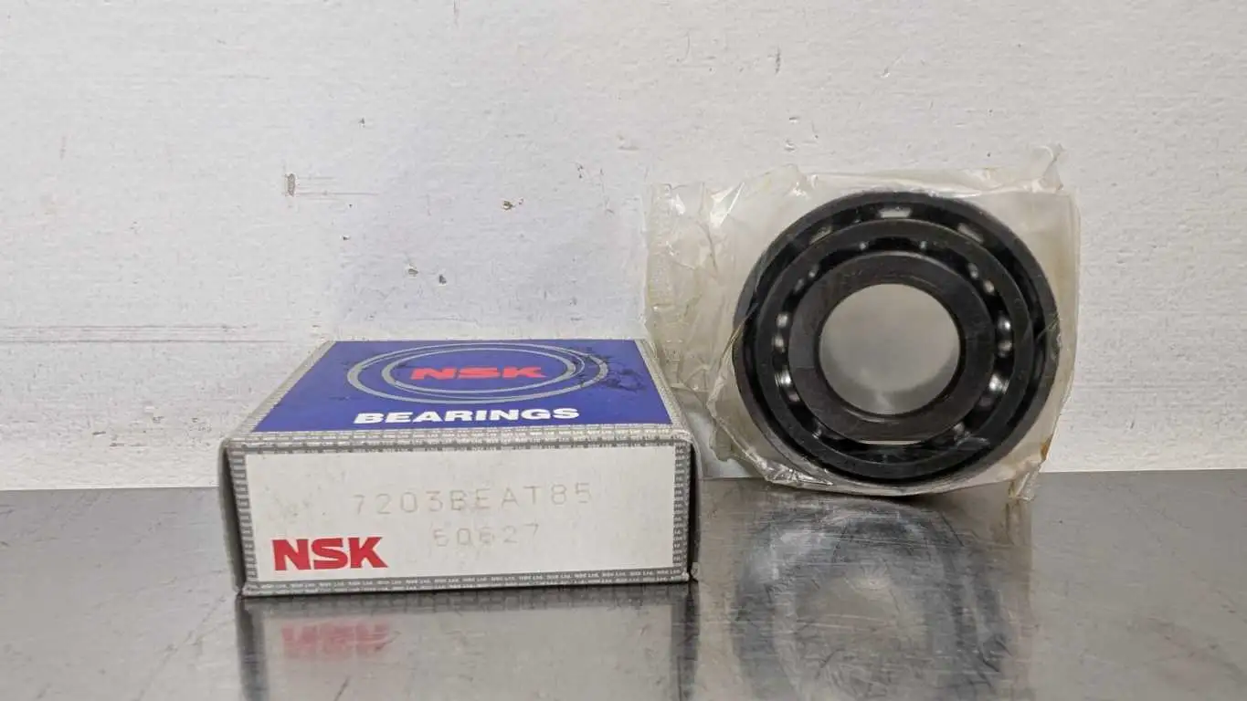 NSK 7203BEAT85 Angular Contact Bearing 50627 17mm ID 40mm OD 12mm Wide 40°