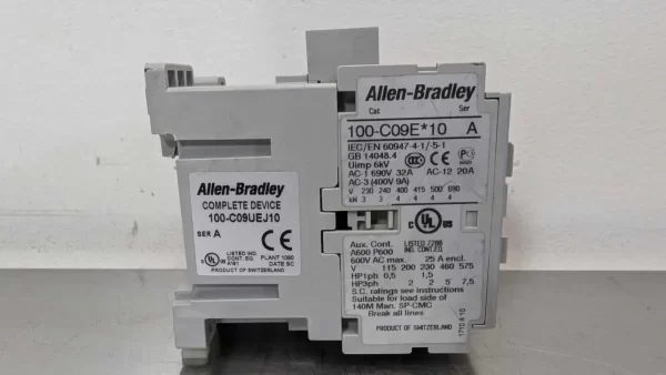 100-C09UEJ10, Allen-Bradley, Contactor