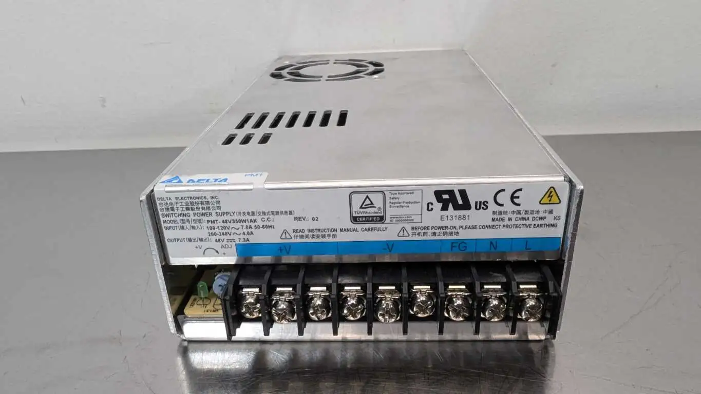 Delta PMT-48V350W1AK Power Supply 100-120/200-240VAC 7.0/4.0A to 48VDC 7.3A