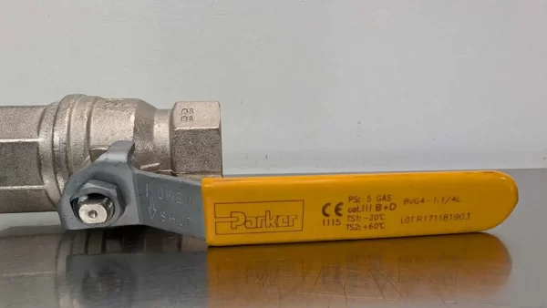 600 CWP PN40 DN32, Parker, Brass Ball Valve, CW617N