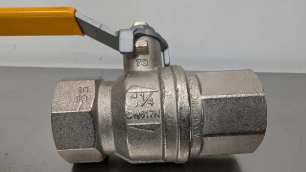 600 CWP PN40 DN32, Parker, Brass Ball Valve, CW617N