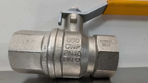 600 CWP PN40 DN32, Parker, Brass Ball Valve, CW617N