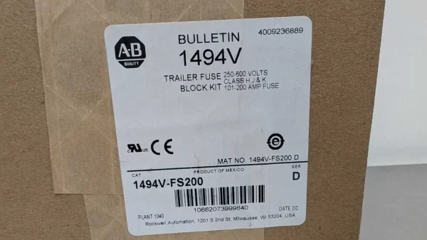 1494V-FS200, Allen-Bradley, Trailer Fuse Block Kit