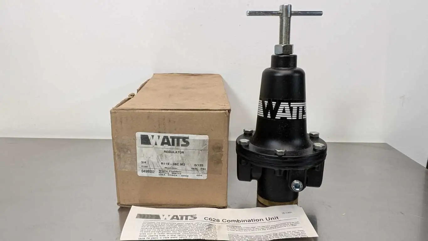 Watts R119-06C M2 Regulator 3/4″ 0-125 PSI