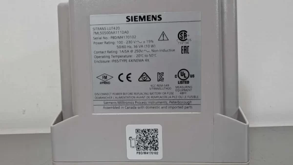 7ML50500AA111DA0, Siemens, Ultrasonic Level Controller, SITRANS LUT420