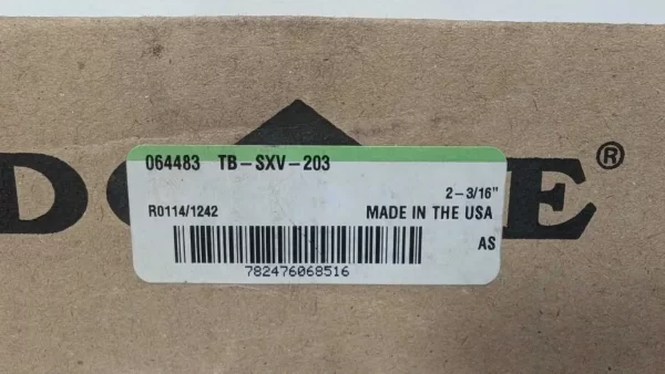 TB-SXV-203, Dodge, Tapped Base Pillow Block Bearing, 064483