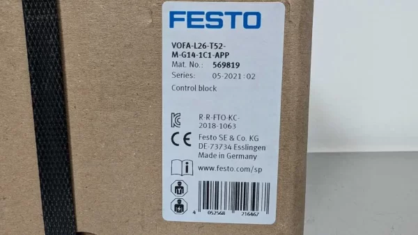 VOFA-L26-T52-M-G14-1C1-APP, Festo, Control Block, 569819