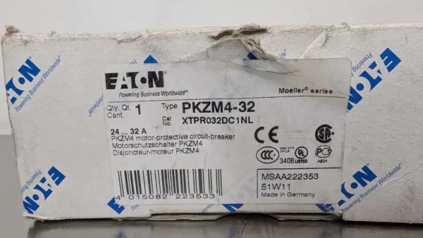 PKZM4-32, Eaton, Motor Protector Circuit Breaker, XTPR032DC1NL