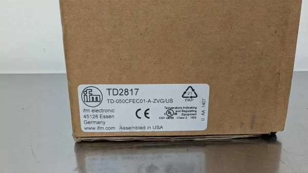 TD2817, IFM Efector, Temperature Transmitter with Display, TD-050CFEC01-A-ZVG/US