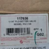 Bell & Gossett FS-1-1/4 Flow-Setter Valve 117636 1-1/4" 0.88-22.01 GPM Externally Adjustable