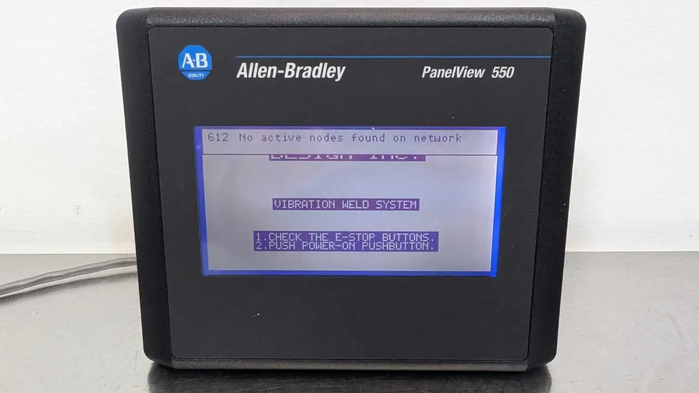 Allen-Bradley 2711-T5A2L1 Touch Screen HMI PanelView 550 Ser B FRM 4.46