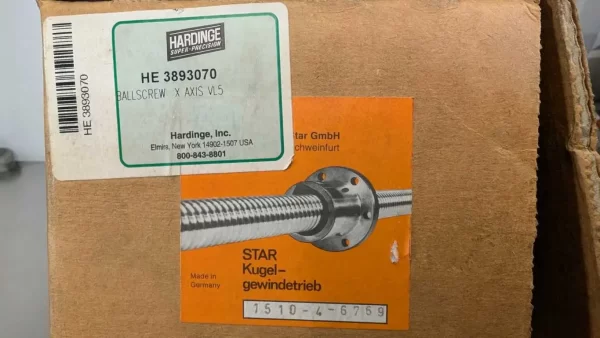 HE 3893070, Hardinge, Ballscrew X Axis VL5, 1510-4-6769