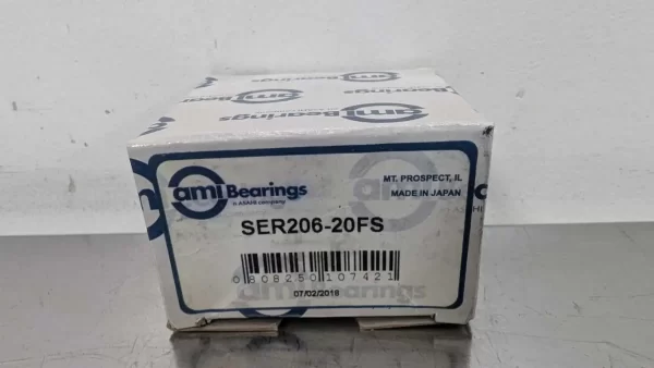 SER206-20FS, AMI Bearings, Insert Ball Bearing