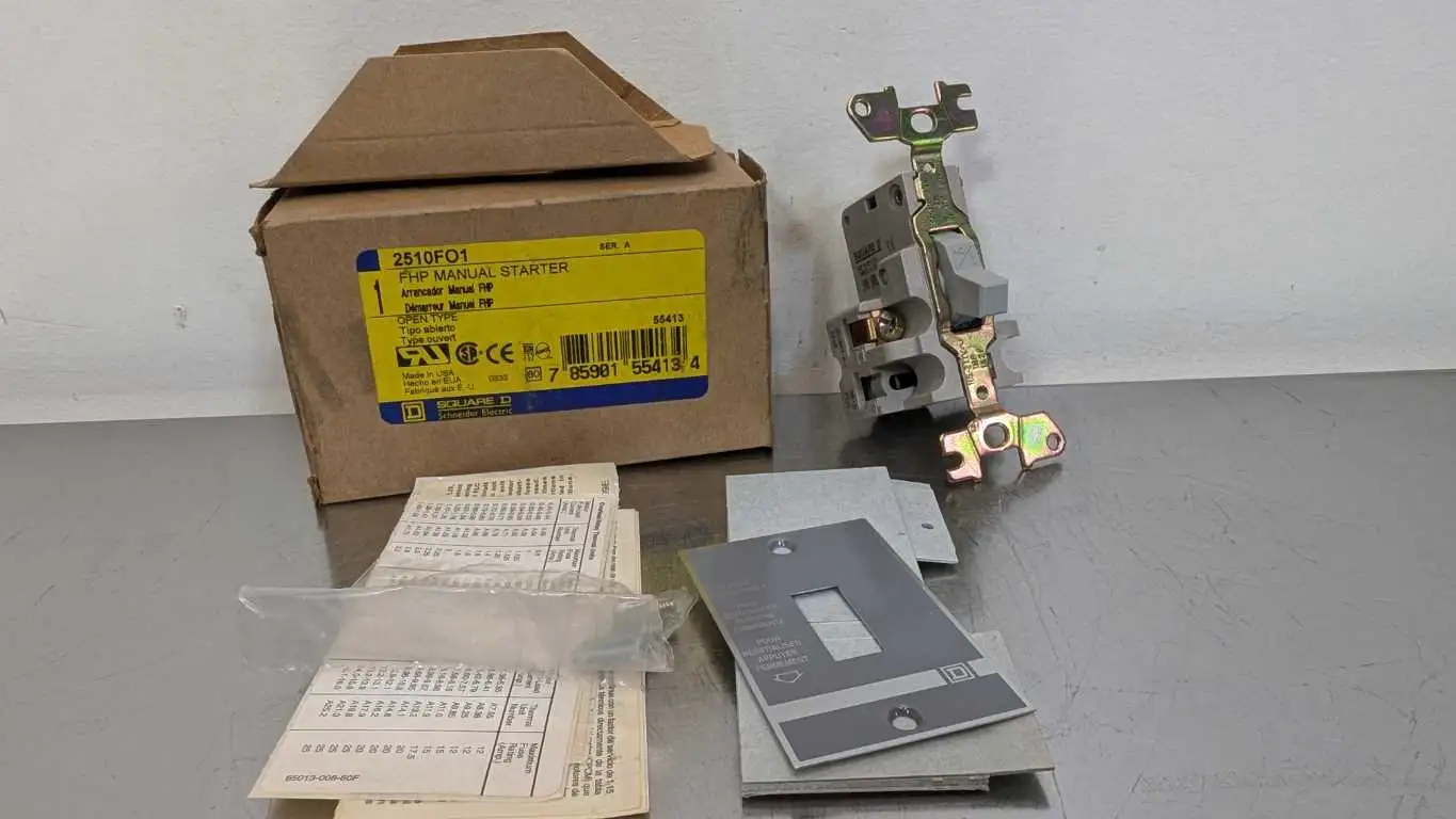 Square D 2510FO1 FHP Manual Starter Ser A