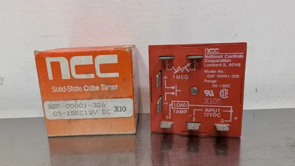 Q2F-00001-326, National Controls Corp NCC, Solid State Cube Timer