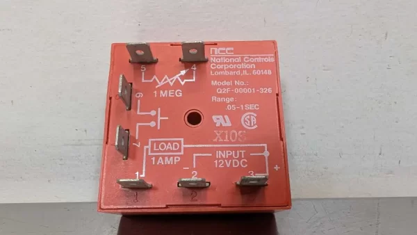 Q2F-00001-326, National Controls Corp NCC, Solid State Cube Timer