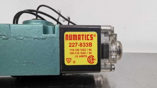 11DSA4000, Numatics, Solenoid Valve, 2x 227-833B